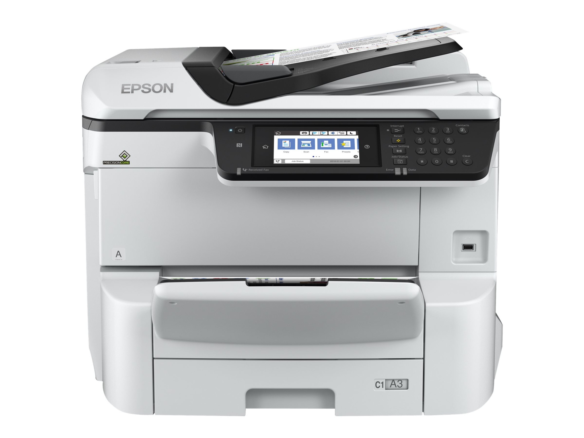 Epson Multifunctional printer | WF-C8610DWF | Inkjet | Colour | All-in-One | A3 | Wi-Fi | Grey/Black - Image 2
