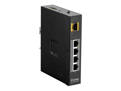 D-LINK DIS-100G-5PSW L2 Unmanaged Industrial Switch with 4 10/100/1000Base-T ports and 1 1000Base-X SFP ports | D-Link | 60 month(s) - Image 2
