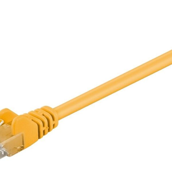 Goobay | CAT 5e patch cable, U/UTP | 68346 | Yellow RJ45 male (8P8C) | RJ45 male (8P8C)