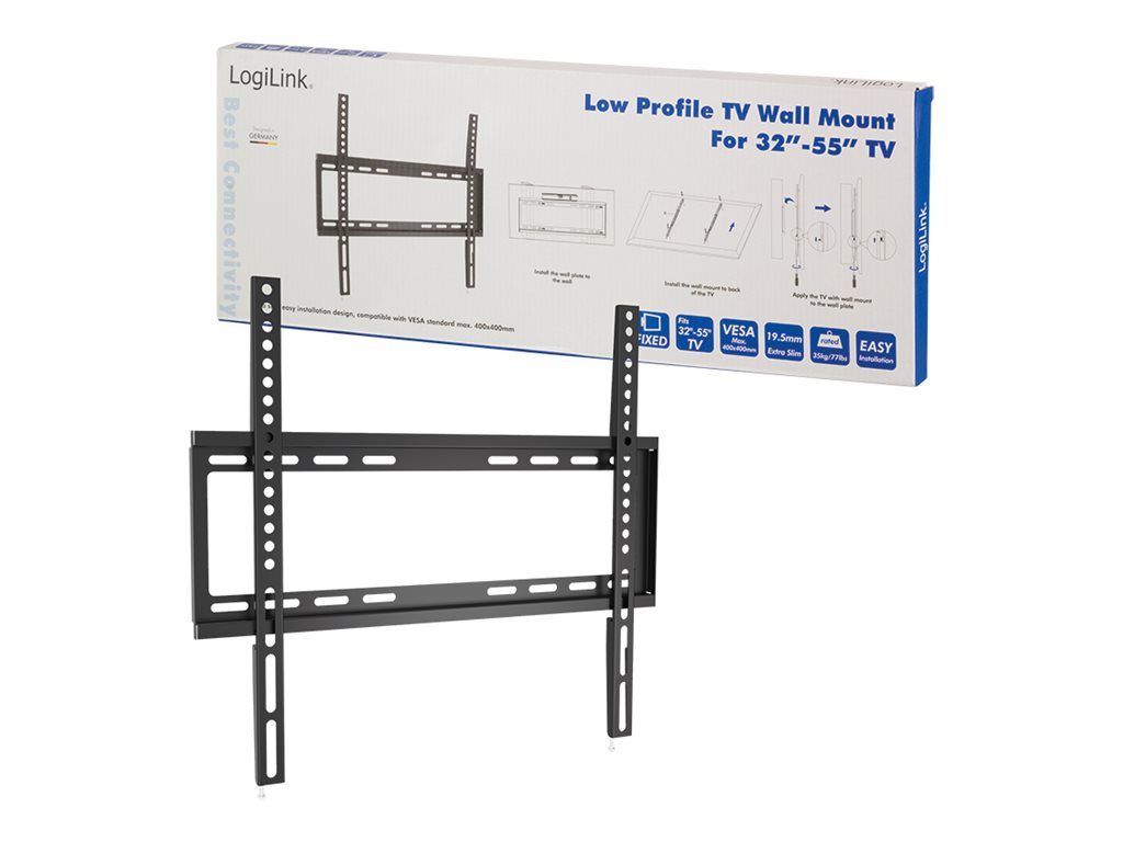 Logilink BP0009 TV Wall mount, 32–55", fix, 19,5mm | Logilink - Image 2