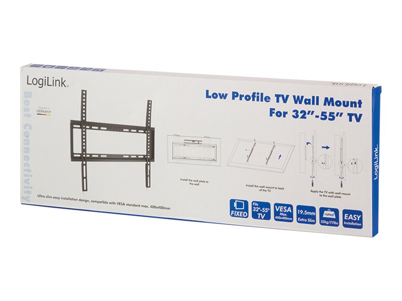 Logilink BP0009 TV Wall mount, 32–55", fix, 19,5mm | Logilink - Image 4