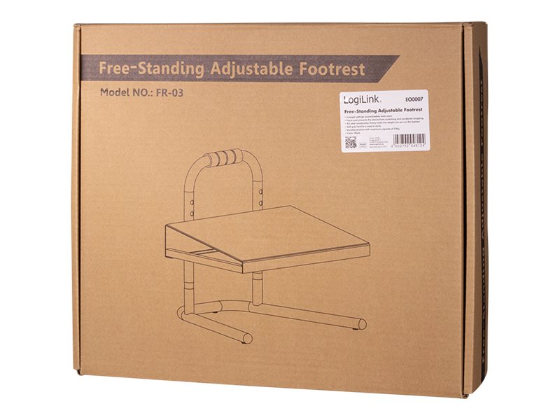 Logilink | Free-standing adjustable footrest | EO0007 - Image 7