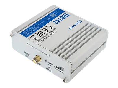 Teltonika TRB142003000 Gateway, 2G/3G/4G LTE (Cat 1), Equipped with RS232 for serial communication | LTE Gateway | TRB142 | No Wi-Fi | Ethernet LAN (RJ-45) ports 0 | Mesh Support No | MU-MiMO No | 2G/3G/4G | Antenna type 1 x SMA for LTE | 1 x Virtual network interface via micro USB - Image 4