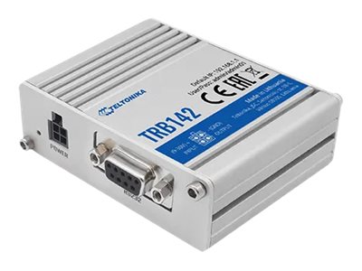 Teltonika TRB142003000 Gateway, 2G/3G/4G LTE (Cat 1), Equipped with RS232 for serial communication | LTE Gateway | TRB142 | No Wi-Fi | Ethernet LAN (RJ-45) ports 0 | Mesh Support No | MU-MiMO No | 2G/3G/4G | Antenna type 1 x SMA for LTE | 1 x Virtual network interface via micro USB - Image 6
