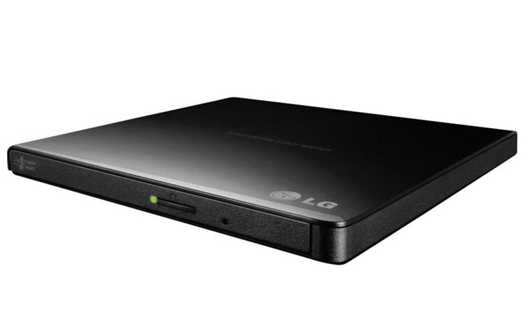 H.L Data Storage | Ultra Slim Portable DVD-Writer | GP57EB40 | Interface USB 2.0 | DVD±R/RW | CD read speed 24 x | CD write speed 24 x | Black | Desktop/Notebook - Image 3