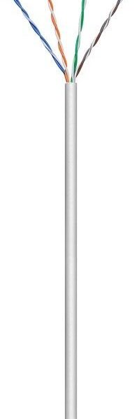 Goobay | 93885 | CAT 6 network cable, U/UTP, grey, 305 m