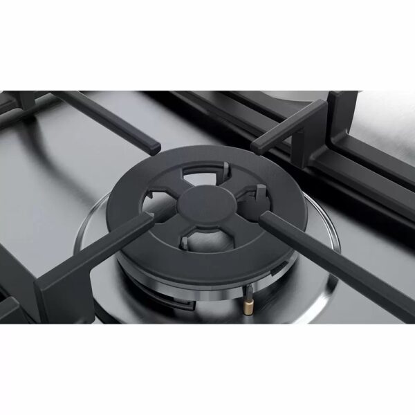 Bosch | Hob | PGQ7B5B90 | Gas | Number of burners/cooking zones 5 | Rotary knobs | Stainless steel - Image 5