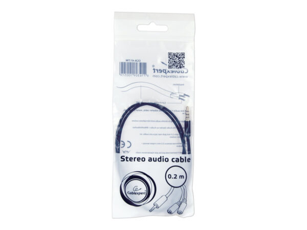 Cablexpert 3.5 mm Audio + Microphone Adapter Cable, 0.2 m, Metal connectors | Cablexpert - Image 4