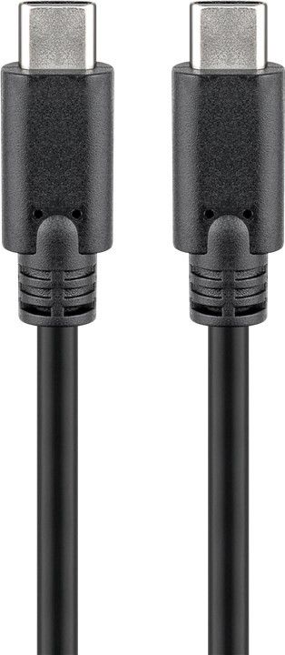 Goobay 67976 USB-C 3.1 generation 1 cable, black, 1m | Goobay | USB-C Charge Cable USB-C male | USB-C male