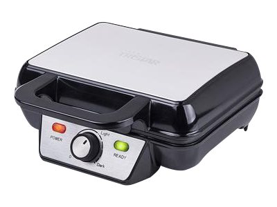 Tristar | Waffle maker | WF-2195 | 1000 W | Number of pastry 2 | Belgium | Black - Image 3