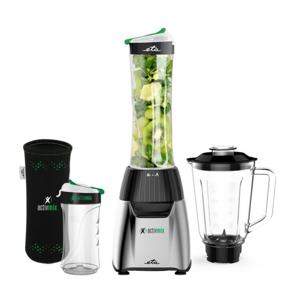 ETA | Blender | ActivMix Premium ETA210390000 | Tabletop | 350 W | Jar material Glass | Jar capacity 1 L | Ice crushing | Black/Stainless steel