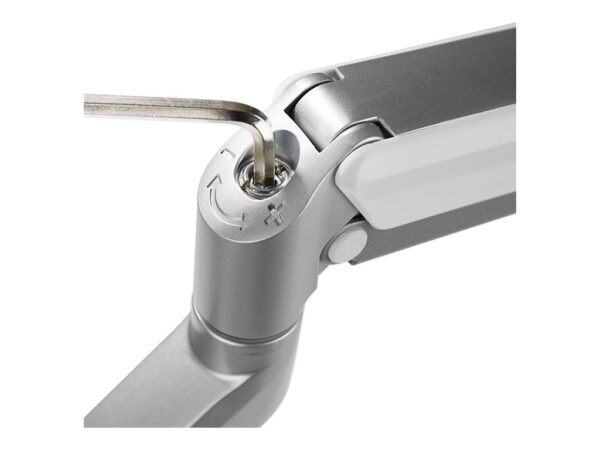 Logilink | Desk Mount | Tilt, swivel, level adjustment, rotate | 17-32 " | Maximum weight (capacity) 9 kg | Silver - Image 14