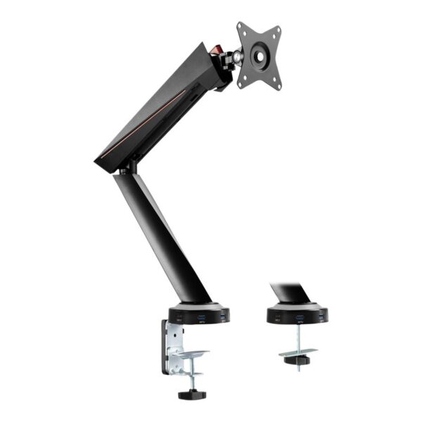 Logilink | Desk Mount | Tilt, swivel, level adjustment, rotate | 17-32 " | Maximum weight (capacity) 8 kg | Black/Red