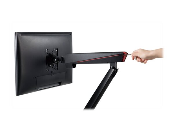 Logilink | Desk Mount | Tilt, swivel, level adjustment, rotate | 17-32 " | Maximum weight (capacity) 8 kg | Black/Red - Image 16