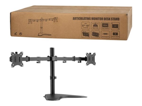 Logilink | Desk Mount | Tilt, swivel, level adjustment, rotate | 17-32 " | Maximum weight (capacity) 8 kg | Black - Image 3