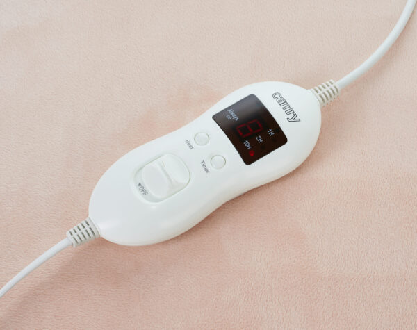 Camry | Electric blanket | CR 7423 | Number of heating levels 8 | Number of persons 1 | Washable | Coral fleece | 60 W | Beige - Image 3