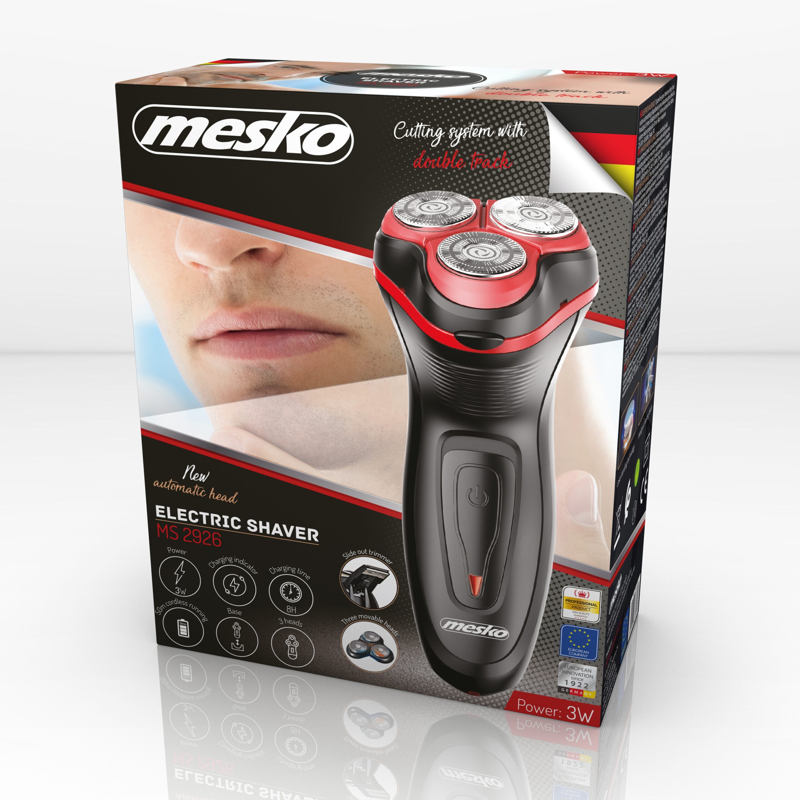 Mesko | Electric Shaver | MS 2926 | Operating time (max) 30 min | NiMH | Black - Image 8