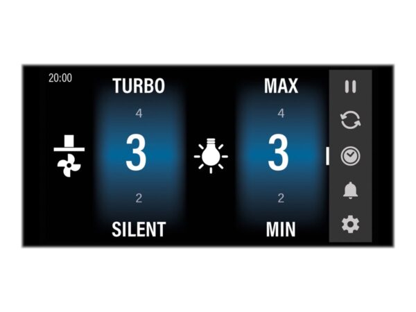 CATA | Hood | Goya PRO 90 BK | Wall mounted | Energy efficiency class A+++ | Width 90 cm | 842 m³/h | Touch control | LED | Black glass - Image 4