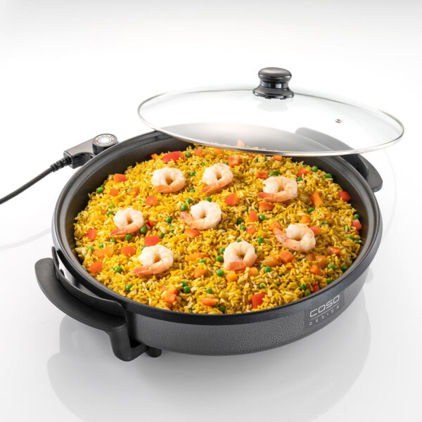 Caso Professional Party Pan | 1500 W | Number of programs 1 | Grey - Image 4