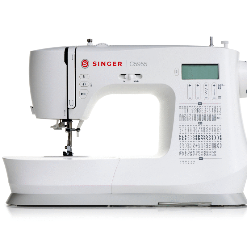 Singer | Sewing Machine | C5955 | Number of stitches 417 | Number of buttonholes 8 | White
