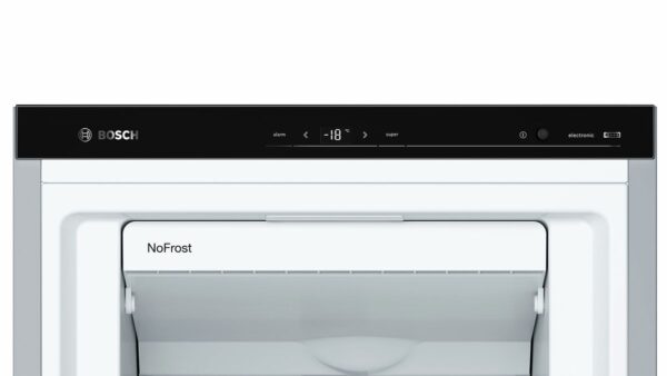 Bosch | Freezer | GSN36AIEP | Energy efficiency class E | Upright | Free standing | Height 186 cm | Total net capacity 242 L | No Frost system | Display | Stainless steel - Image 8