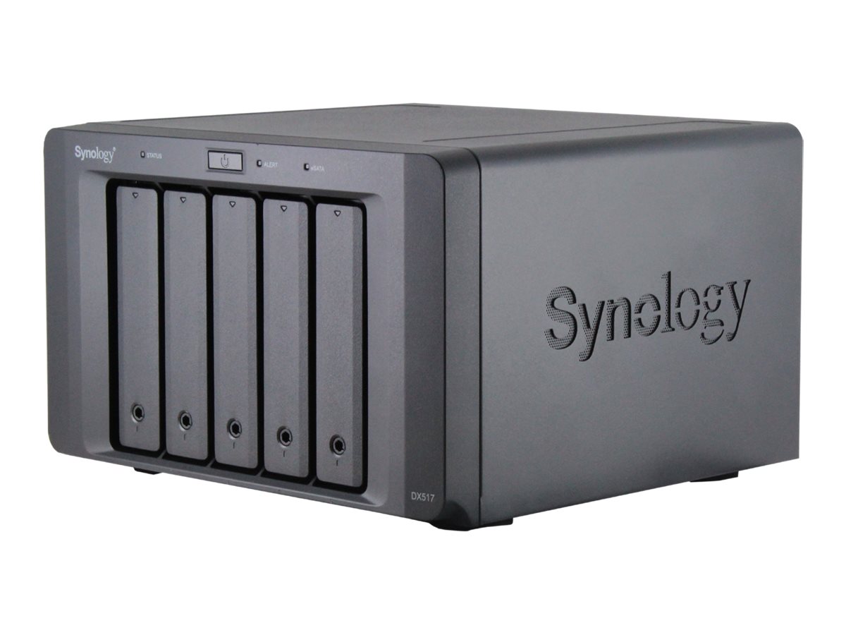 Synology | Tower NAS Expansion Unit | DX517 | up to 5 HDD/SSD Hot-Swap (drives not included) | Internal AC 100-240V Universal, 50/60 Hz - Image 3
