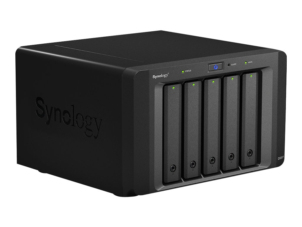 Synology | Tower NAS Expansion Unit | DX517 | up to 5 HDD/SSD Hot-Swap (drives not included) | Internal AC 100-240V Universal, 50/60 Hz - Image 6