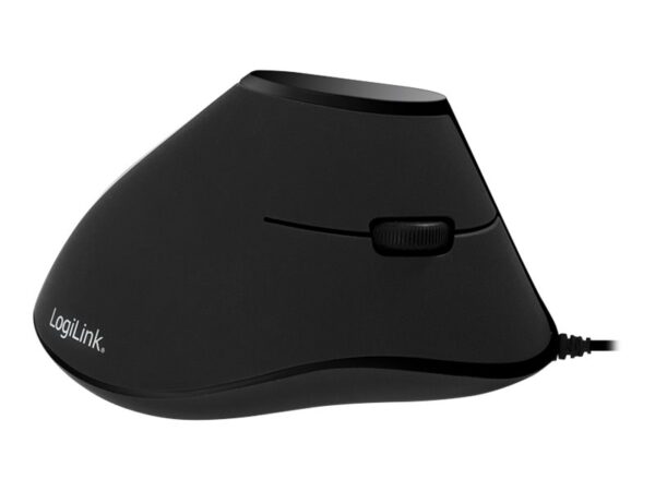 Logilink | Ergonomic Vertical Mouse | ID0158 | Optical | Wired | Black - Image 5