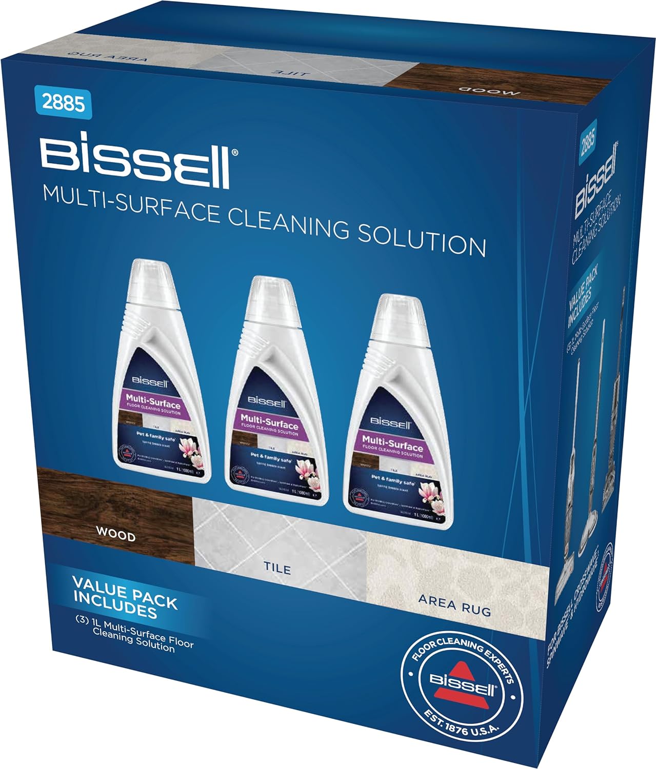 Bissell | MultiSurface Detergent Trio Pack | 1000 ml - Image 5