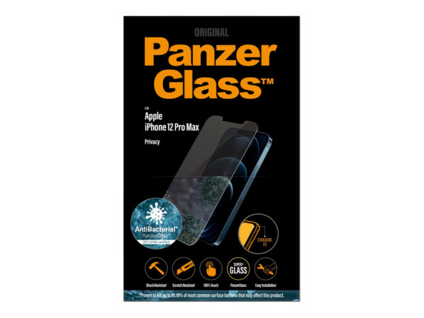 PanzerGlass | Apple | For iPhone 12 Pro Max | Tempered Glass | Transparent | Privacy glass - Image 4