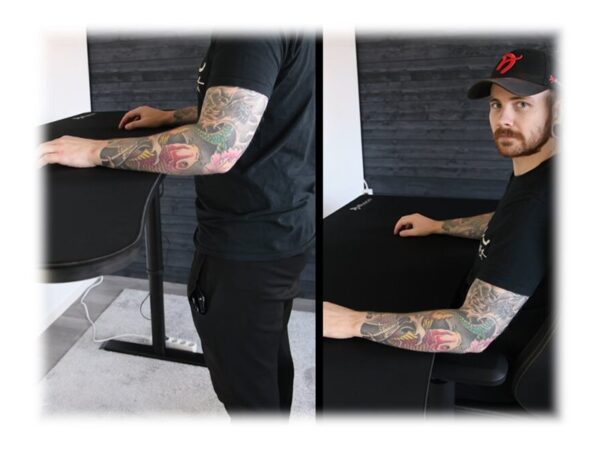 Arozzi | Gaming Desk | ARENA MOTO | Black - Image 17