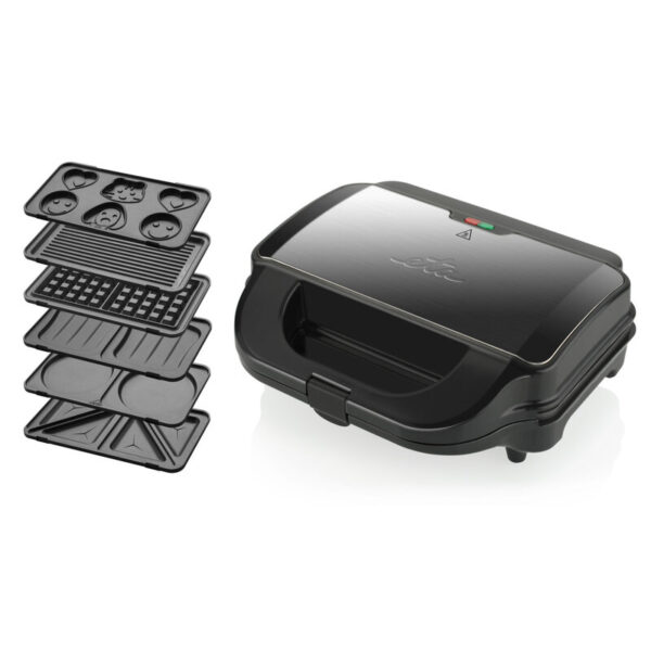 ETA | Sandwich Maker | Sorento Plus ETA515190000 | Multigrill | Number of plates 6 | 900 W | Number of pastry 2 | Black - Image 2