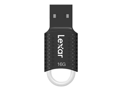 Lexar | Flash drive | JumpDrive V40 | 16 GB | USB 2.0 | Black - Image 2