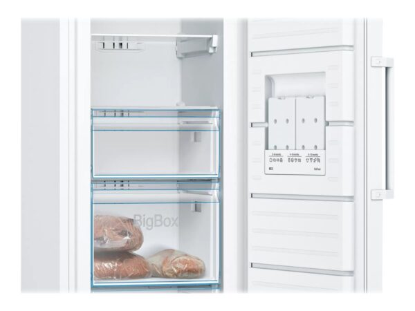 Bosch | Freezer | GSN33VWEP | Energy efficiency class E | Upright | Free standing | Height 176 cm | Total net capacity 225 L | No Frost system | White - Image 6