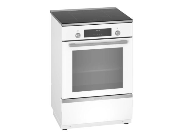 Bosch | Cooker | HLT59E020U | Integrated timer | Hob type Induction | Oven type Electric | White | Width 60 cm | Electronic ignition | Grilling | LCD | Depth 60 cm | 66 L - Image 3