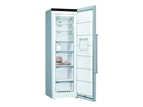 Bosch | Freezer | GSN36AIDP | Energy efficiency class D | Upright | Free standing | Height 186 cm | Total net capacity 242 L | No Frost system | Stainless steel - Image 4