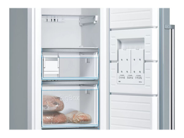 Bosch | Freezer | GSN36AIDP | Energy efficiency class D | Upright | Free standing | Height 186 cm | Total net capacity 242 L | No Frost system | Stainless steel - Image 5
