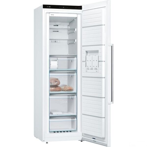 Bosch | Freezer | GSN36AWEP | Energy efficiency class E | Upright | Free standing | Height 186 cm | Total net capacity 242 L | No Frost system | Display | White - Image 3
