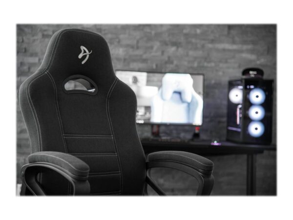 Arozzi Woven Fabric Upholstery | Gaming Chair | Enzo Woven Fabric | Black - Image 18