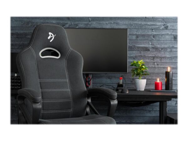 Arozzi Woven Fabric Upholstery | Gaming Chair | Enzo Woven Fabric | Black - Image 21