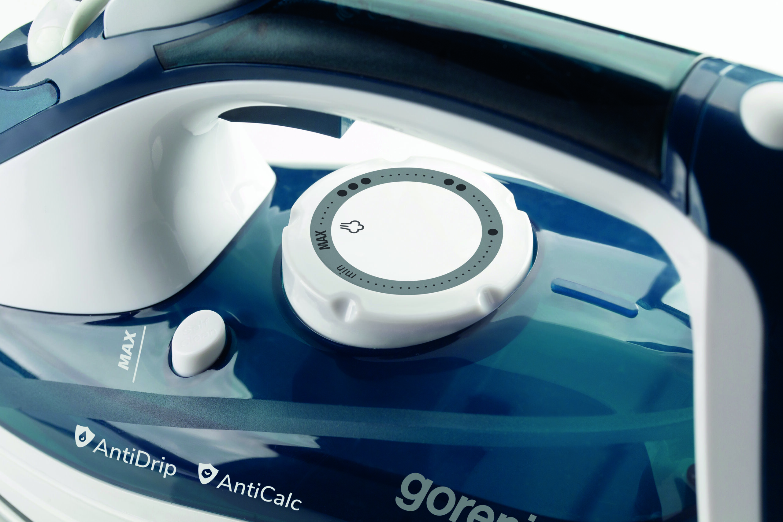 Gorenje | Steam Iron | SIH2800TQC | Steam Iron | 2800 W | Water tank capacity 350 ml | Continuous steam 35 g/min | Steam boost performance 100 g/min | Turquoise/White - Image 3