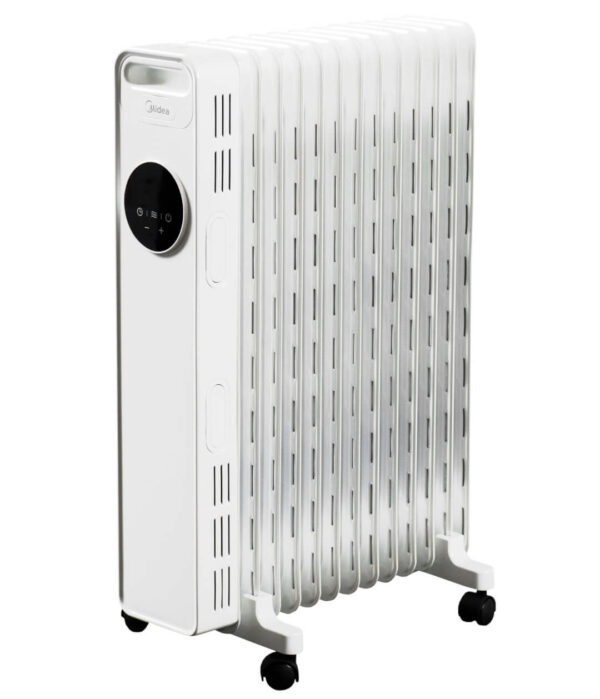 Midea Oil Radiator Heater | NY2513-22MR | Oil Radiator | 2500 W | Number of power levels 3 | Suitable for rooms up to 35 m² | White - Image 2