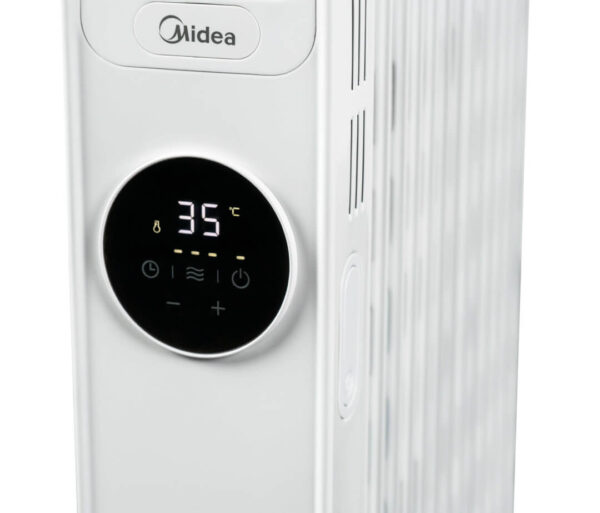 Midea Oil Radiator Heater | NY2513-22MR | Oil Radiator | 2500 W | Number of power levels 3 | Suitable for rooms up to 35 m² | White - Image 6
