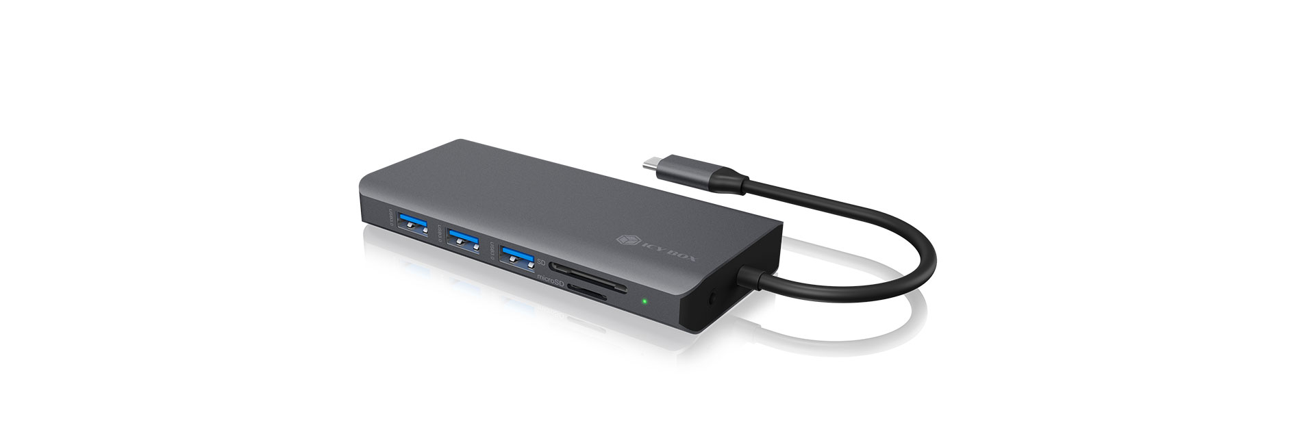 Raidsonic | USB Type-C Notebook DockingStation | IB-DK4070-CPD | Docking station