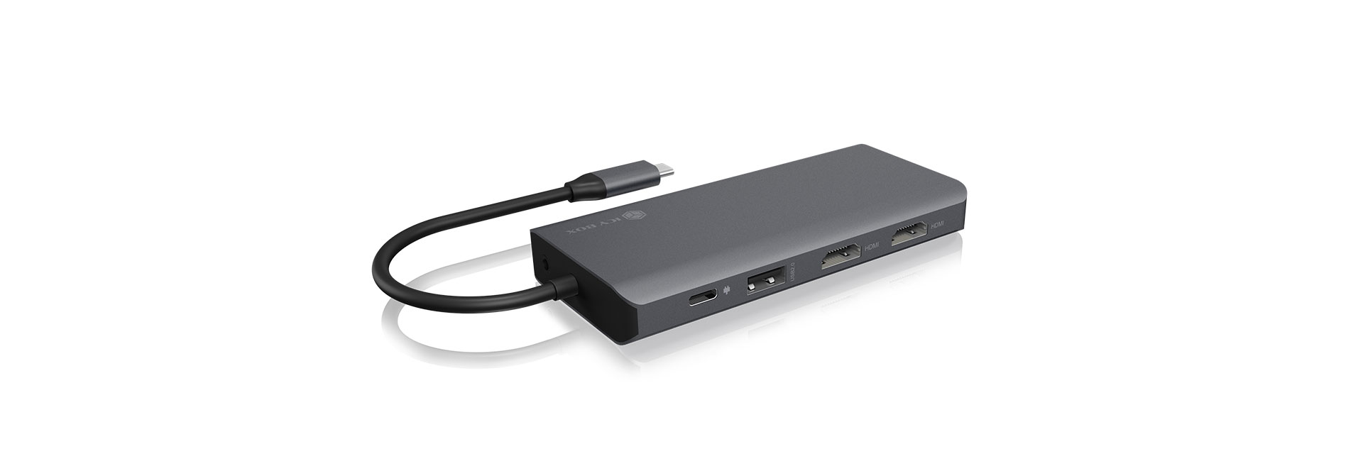 Raidsonic | USB Type-C Notebook DockingStation | IB-DK4070-CPD | Docking station - Image 4