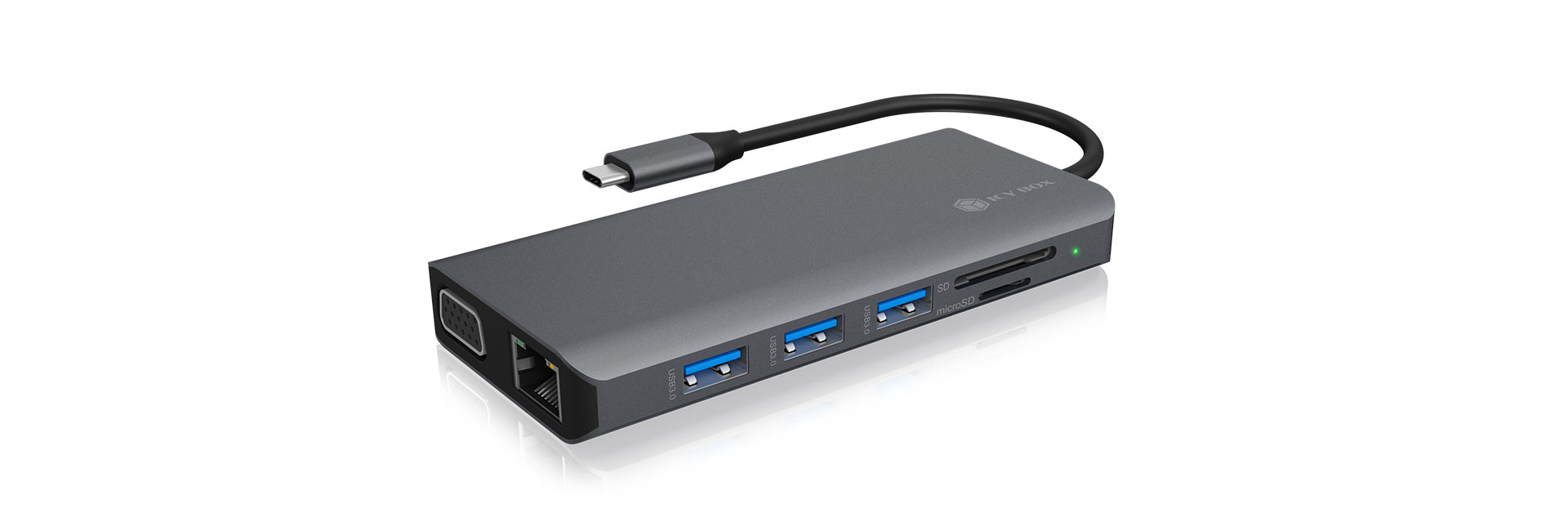 Raidsonic | USB Type-C Notebook DockingStation | IB-DK4070-CPD | Docking station - Image 6