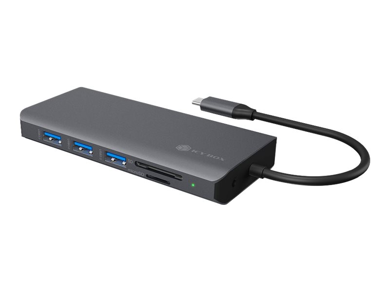 Raidsonic | USB Type-C Notebook DockingStation | IB-DK4070-CPD | Docking station - Image 2