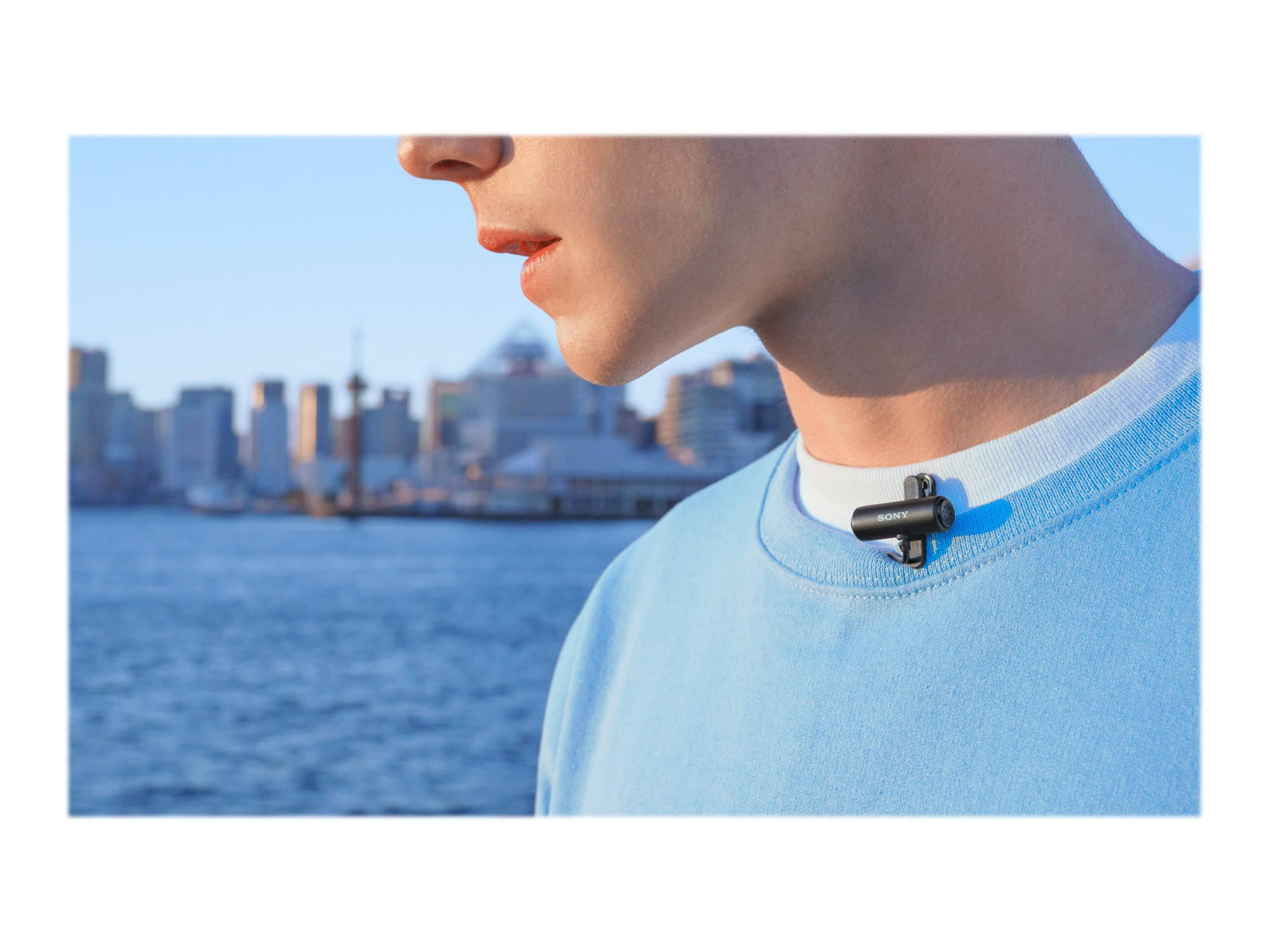 Sony | Compact Stereo Lavalier Microphone | ECM-LV1 | The ECM-LV1 is equipped with miniature omnidirectional mic capsules that capture clear, high-quality sound from any direction; Compact and inconspicuous, it can be connected to various devices via 0.14 " stereo mini-jack and used in a wide range of situations - Image 12