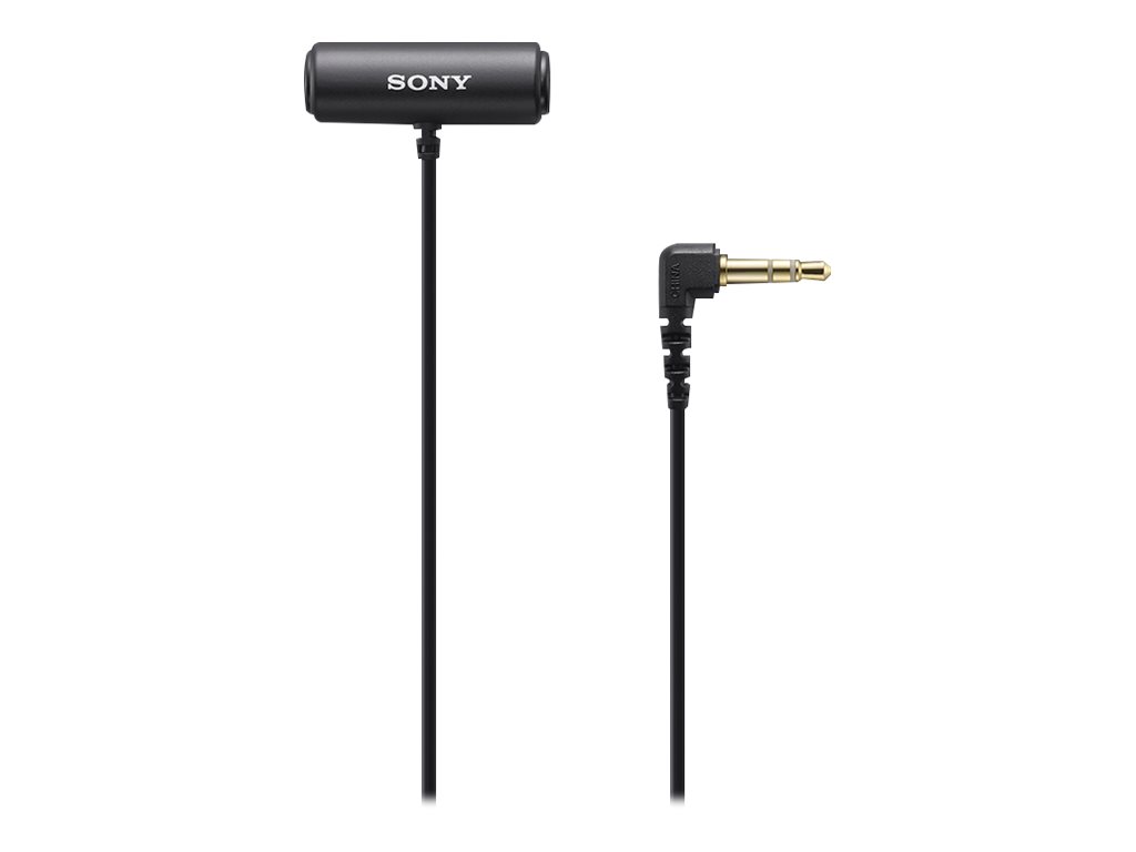 Sony | Compact Stereo Lavalier Microphone | ECM-LV1 | The ECM-LV1 is equipped with miniature omnidirectional mic capsules that capture clear, high-quality sound from any direction; Compact and inconspicuous, it can be connected to various devices via 0.14 " stereo mini-jack and used in a wide range of situations - Image 2