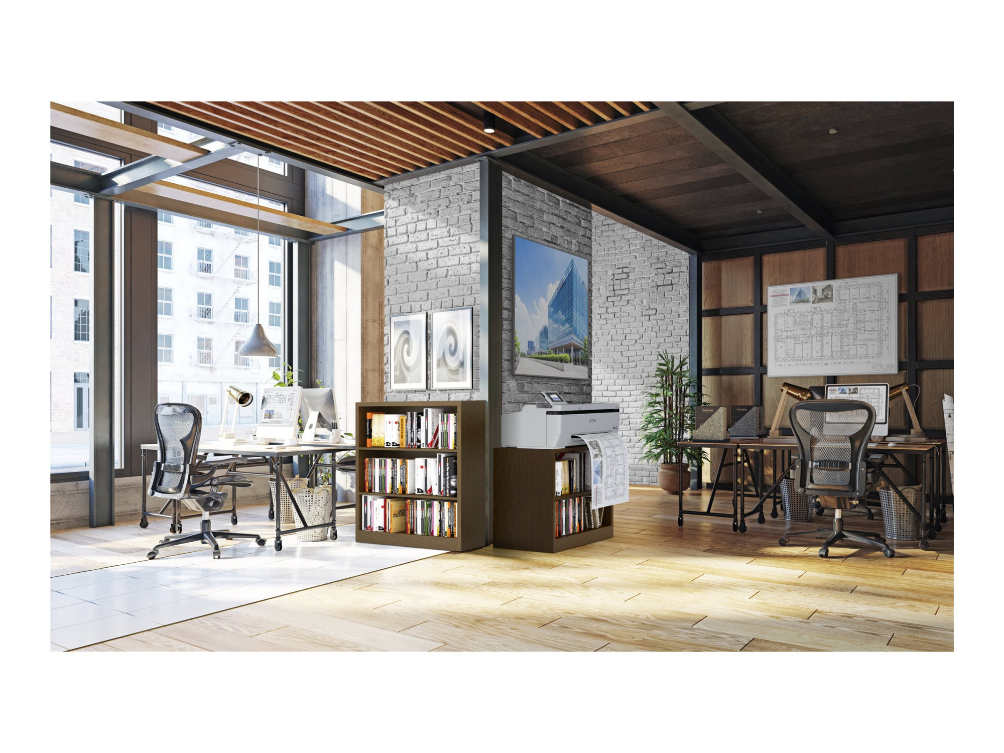 Epson Wireless Printer | SureColor SC-T3100M-MFP | Inkjet | Colour | Inkjet Multifunctional Printer | A1 | Wi-Fi | Light Grey - Image 9